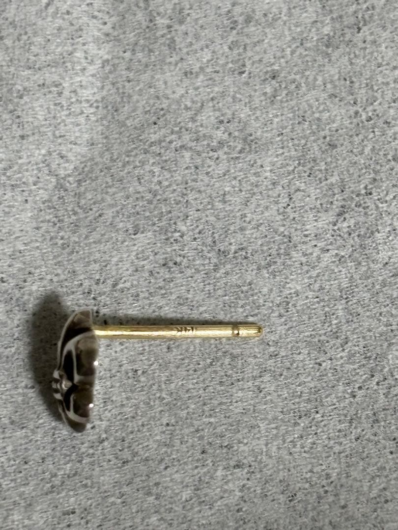 CHROME HEARTS クロムハーツ BSフレア スタッド ピアス 片耳用