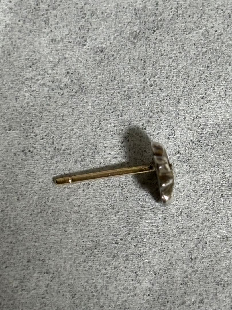 CHROME HEARTS クロムハーツ BSフレア スタッド ピアス 片耳用