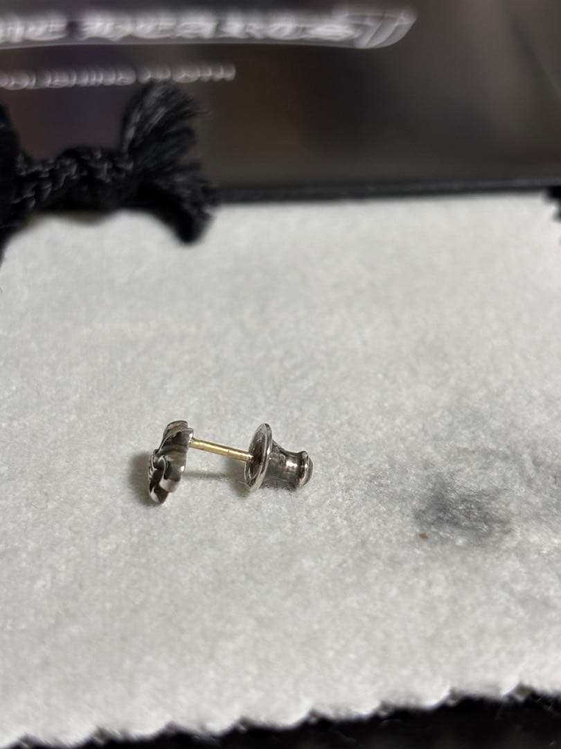 CHROME HEARTS クロムハーツ BSフレア スタッド ピアス 片耳用