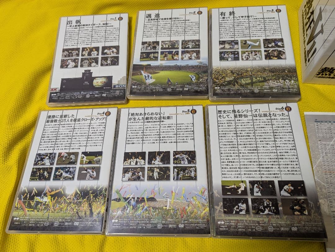 阪神タイガース２００３年優勝記念ＤＶＤ6枚組＋ハッピ