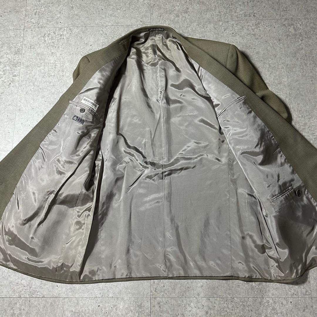 80s Giorgio Armani ウール100% ダブルセットアップ