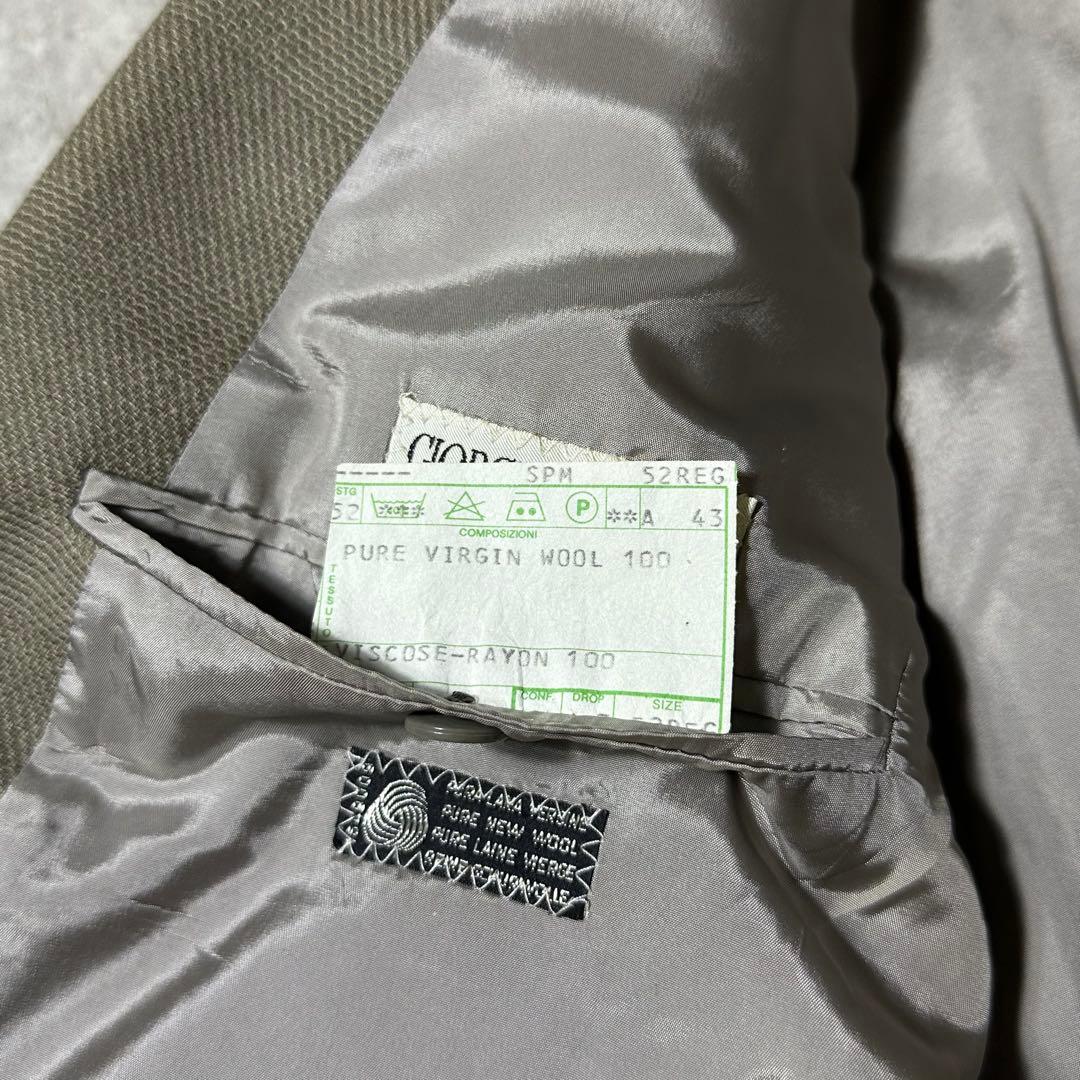 80s Giorgio Armani ウール100% ダブルセットアップ