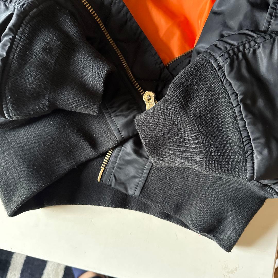 MA-1 フライトジャケット ブラック　alpha