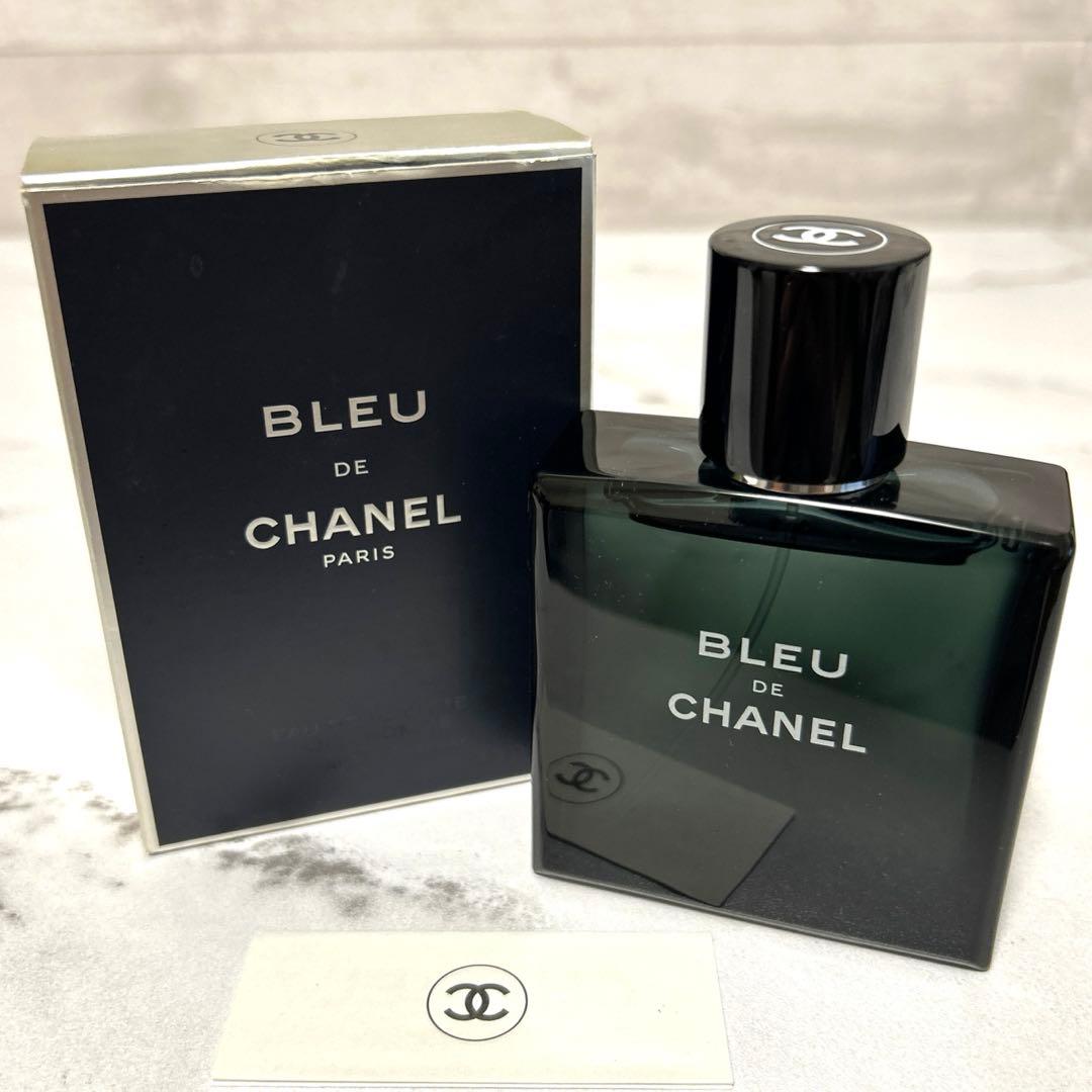 未使用　CHANEL シャネル ブルードゥシャネル オードトワレ　香水　50ml