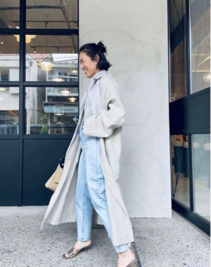 ジャケット・アウター HELIOPOLE NEW DUNGAREES LINEN OVER COAT