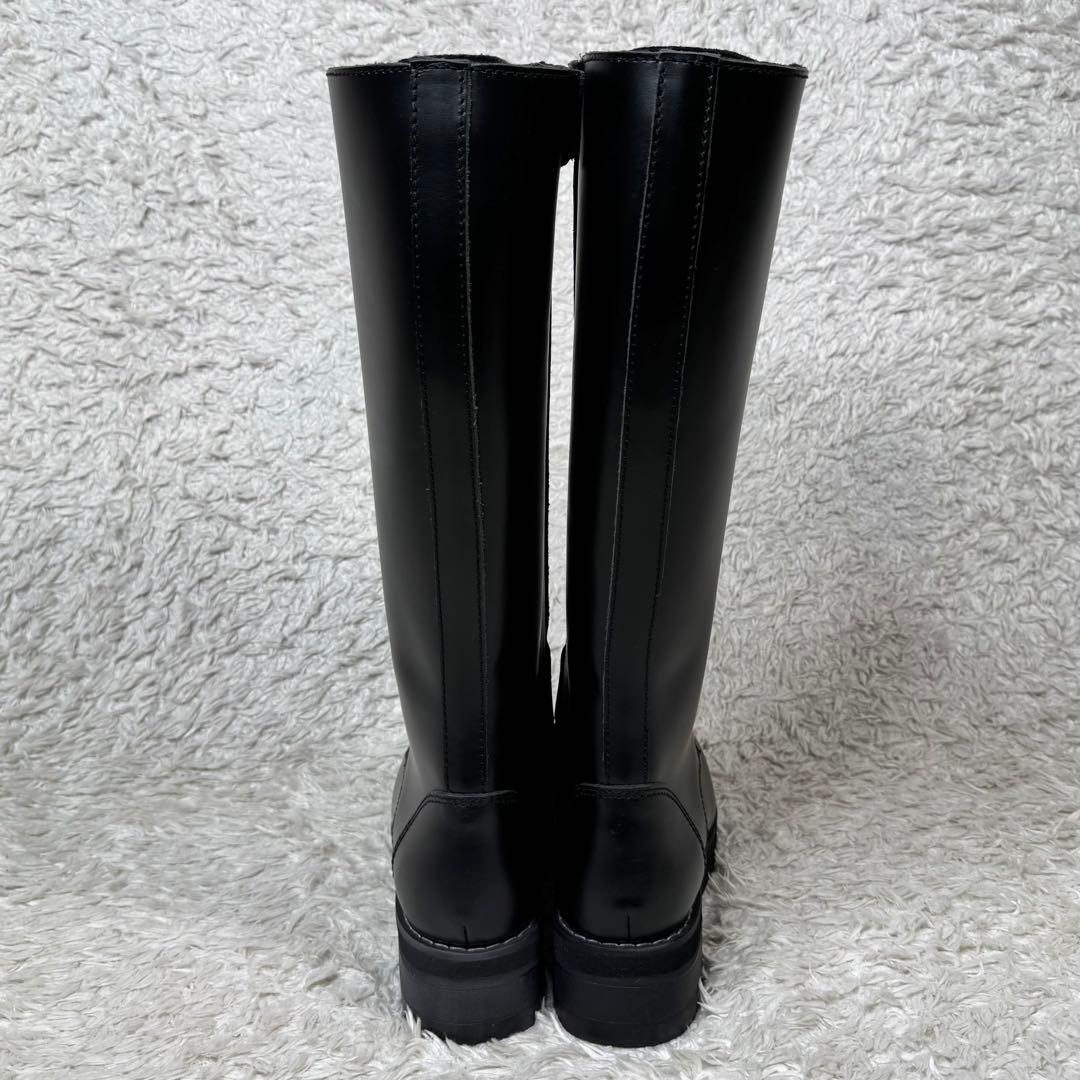 新品 ワイルドウィング 厚底ストーク ロングブーツ バイカーブーツ サイドジップ