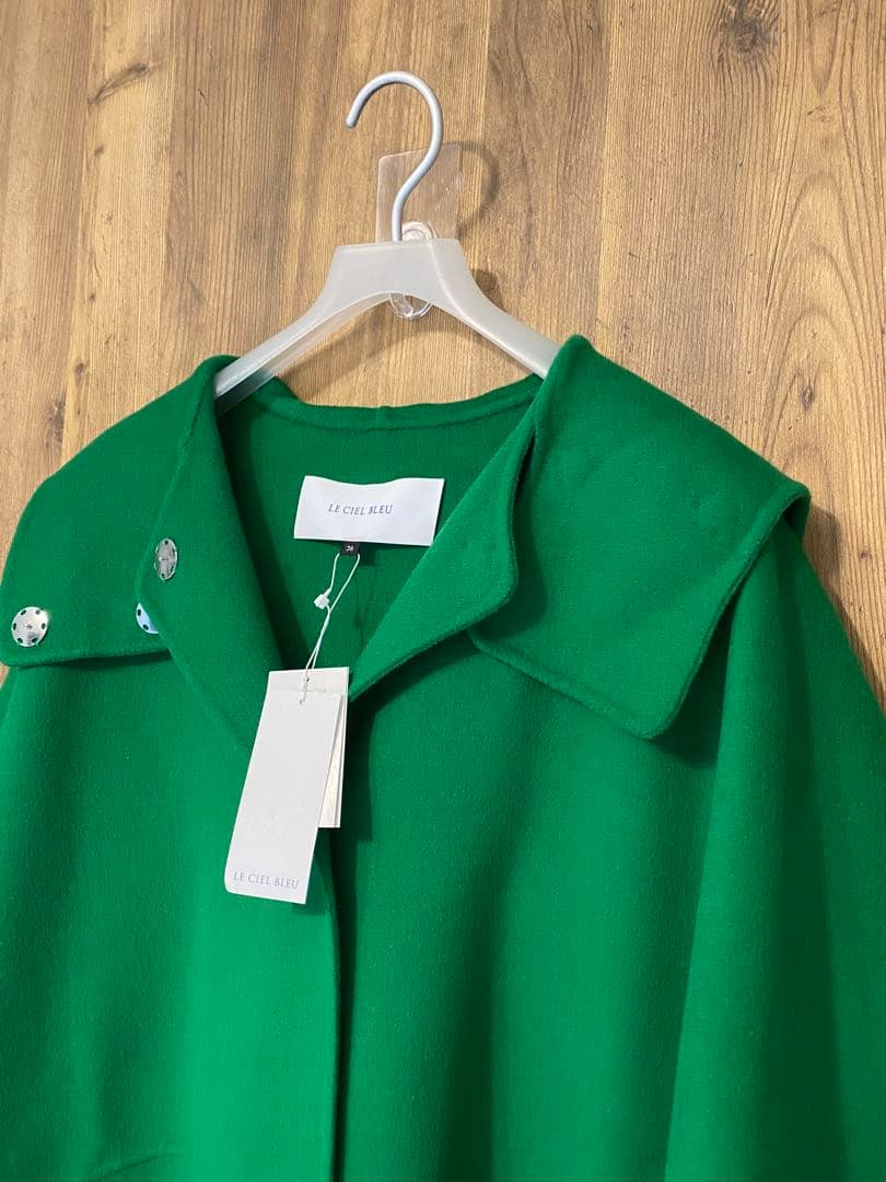 新品未使用タグ付き！ルシェルブルーHooded Over Coat36サイズ