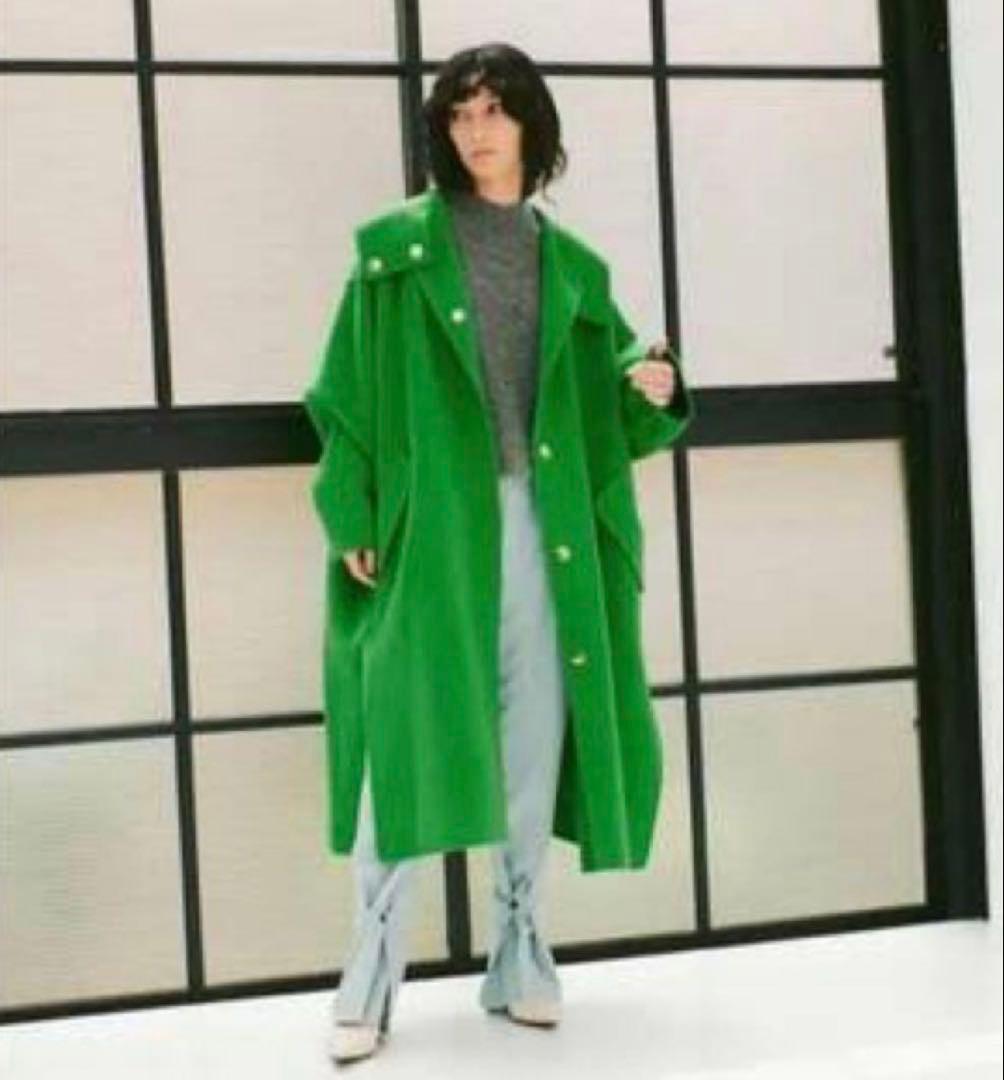 新品未使用タグ付き！ルシェルブルーHooded Over Coat36サイズ