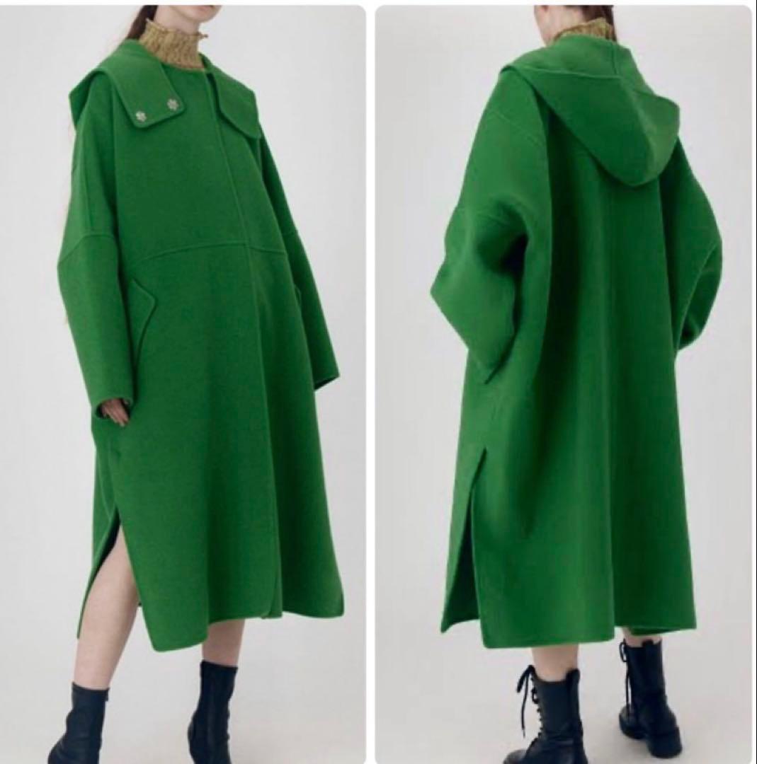 新品未使用タグ付き！ルシェルブルーHooded Over Coat36サイズ