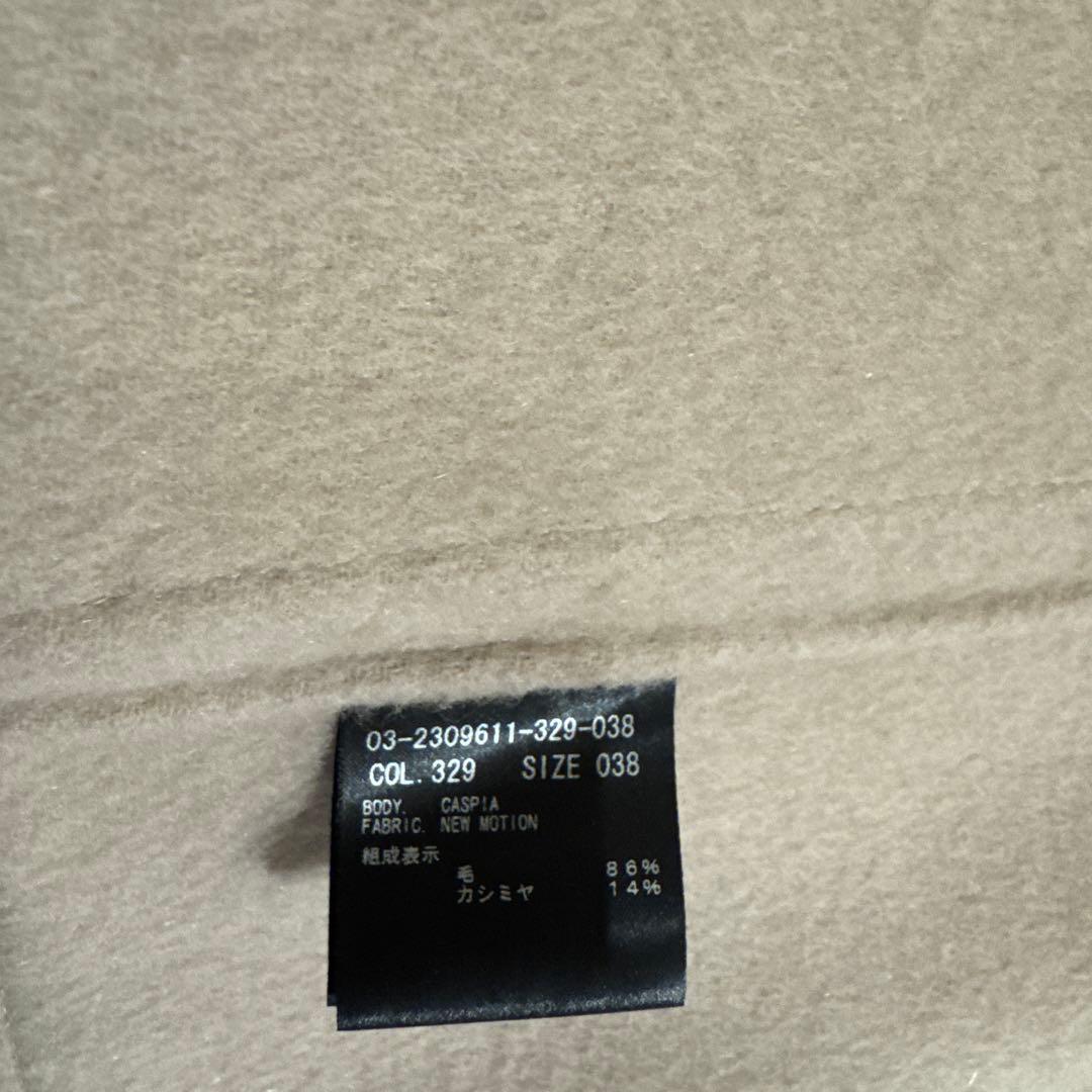 theory luxe チェック柄 ノーカラージャケット