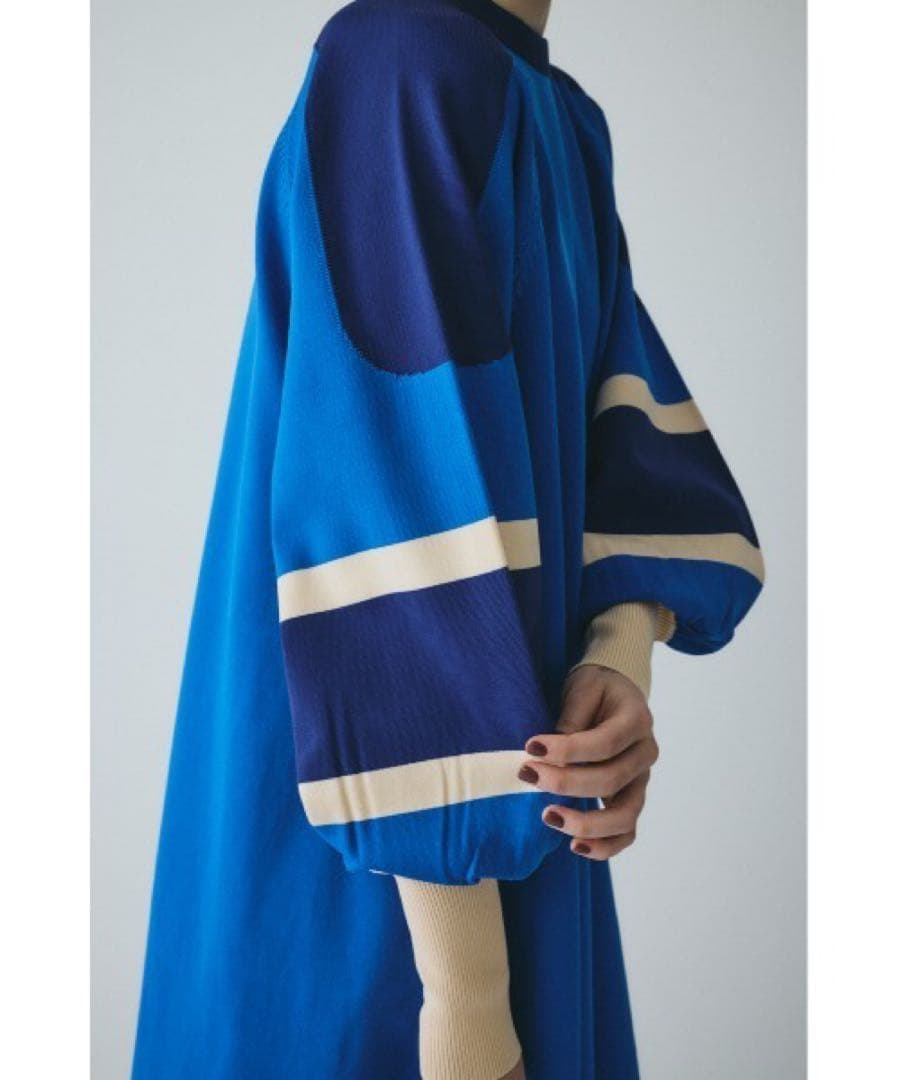 【新品タグ付き】HeRIN.CYE LINE SLEEVE KNIT DRESS