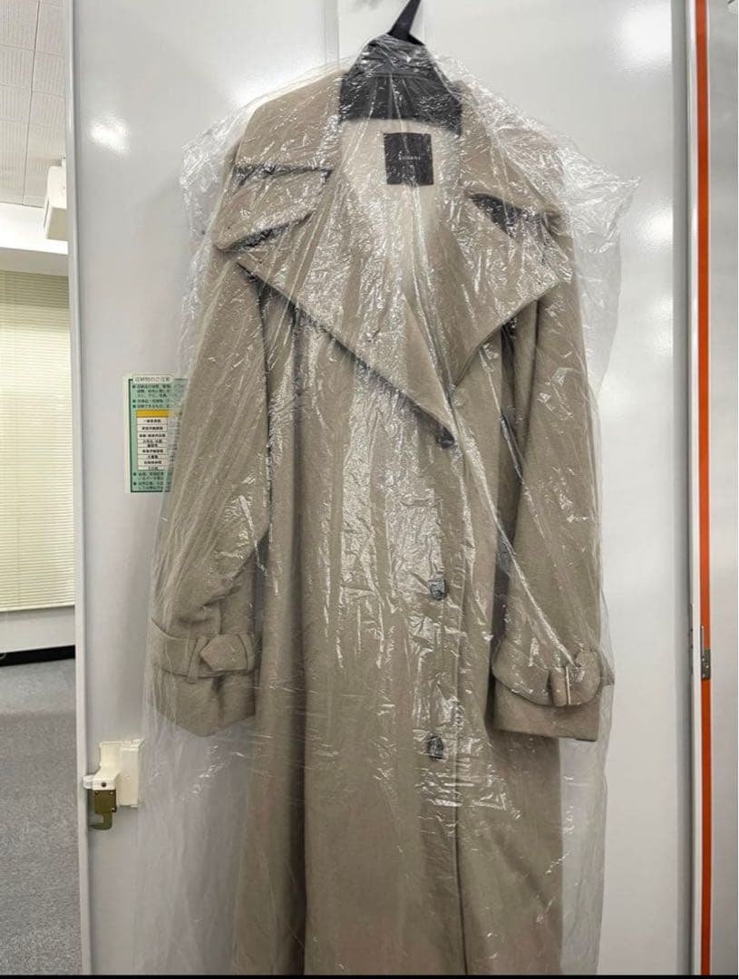 【美品】ウールトレンチコート　anuans アニュアンス