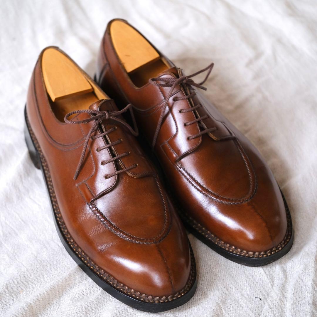 超希少J.M.WESTONウエストン677ロシアンカーフハントダービー茶9C