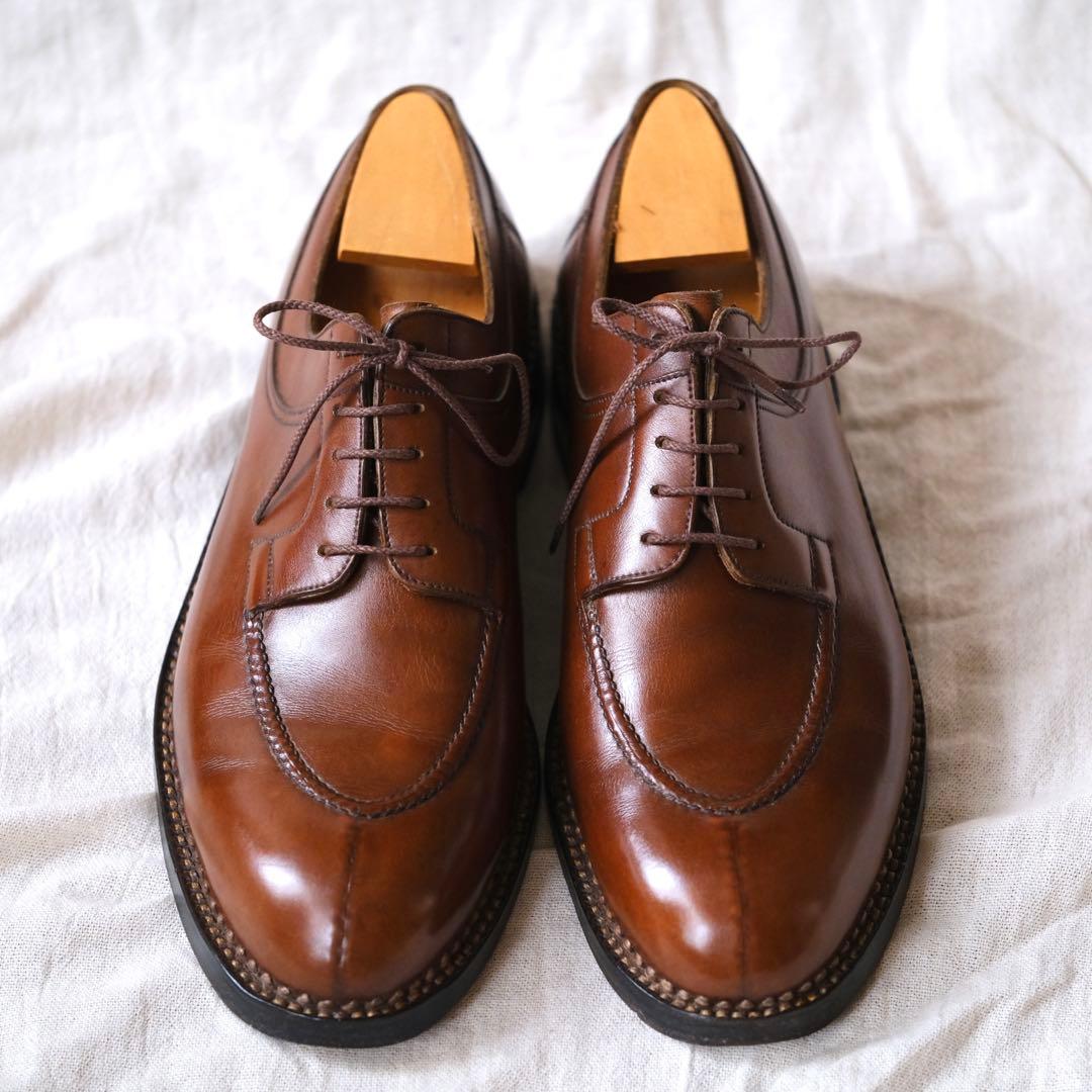 超希少J.M.WESTONウエストン677ロシアンカーフハントダービー茶9C