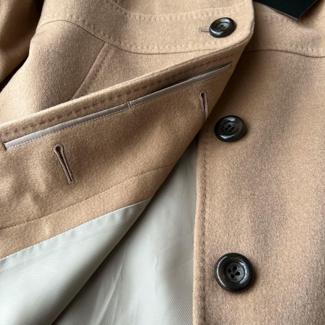 【新品タグ付き】INED イネド カシミヤ100%ロングコート キャメル 11