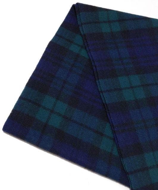 美品★Johnstons ジョンストンズ★カシミヤ マフラー チェック グリーン