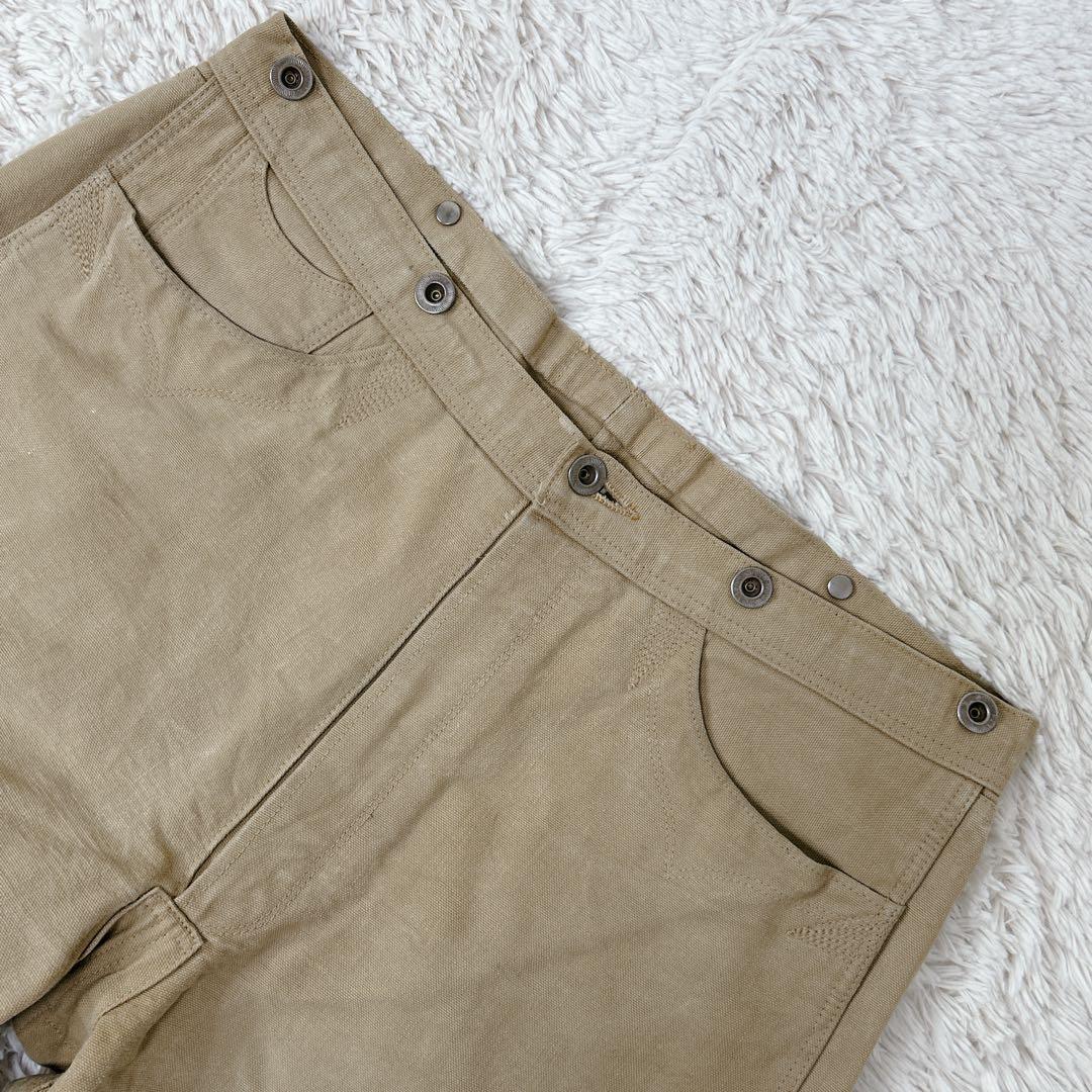 【名作】ダック地 Warehouse ウエアハウス サスペンダー シンチバック