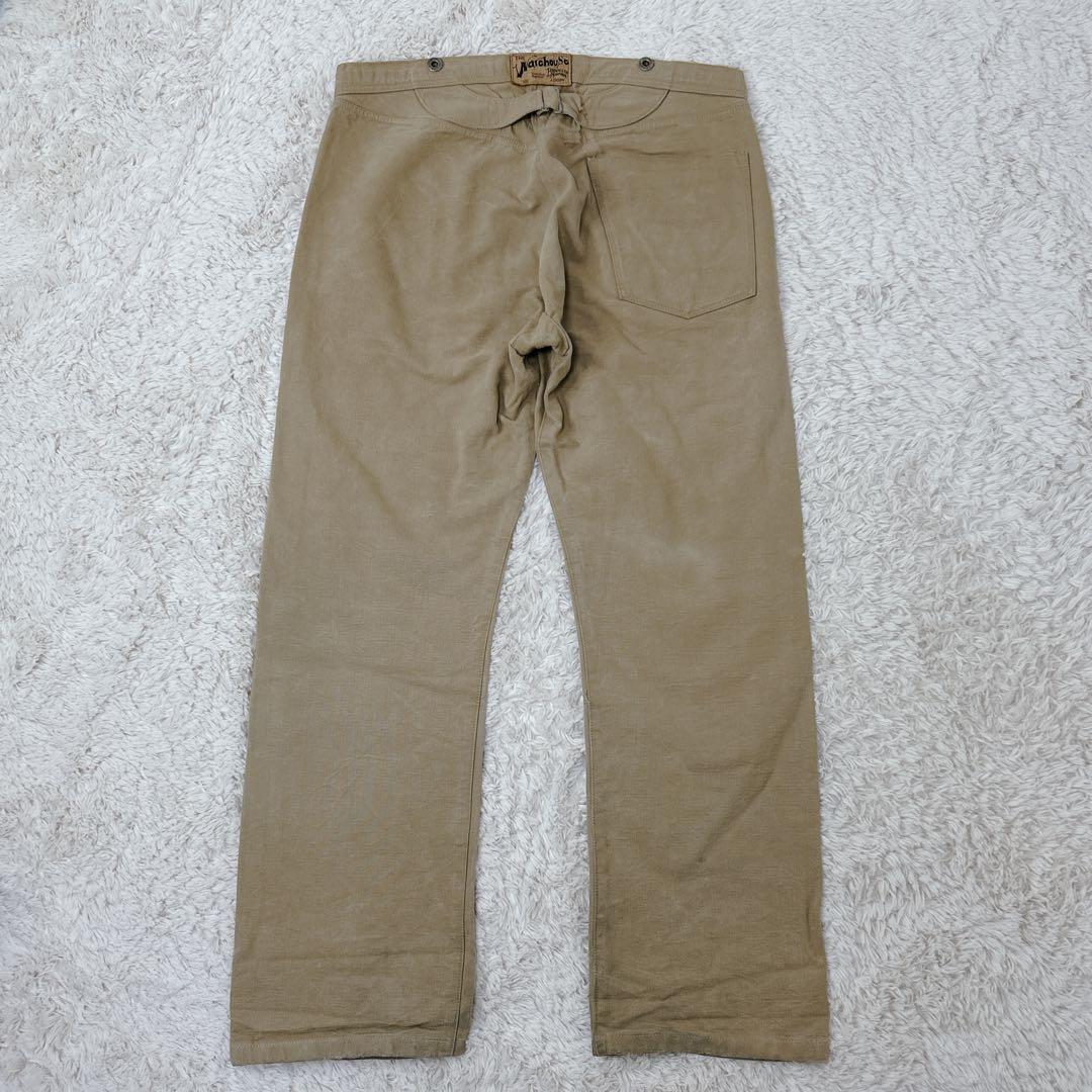 【名作】ダック地 Warehouse ウエアハウス サスペンダー シンチバック