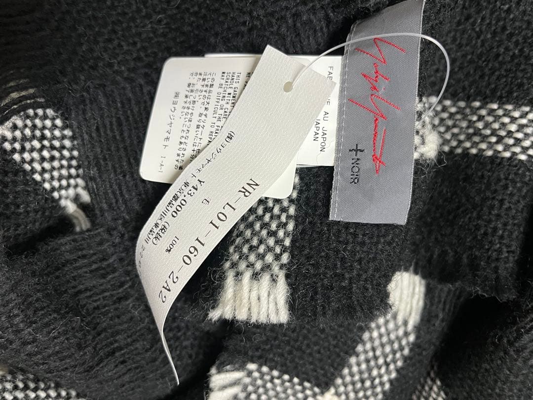 ヨウジヤマモトノアール　NR-L01-160 大判マフラー　未使用