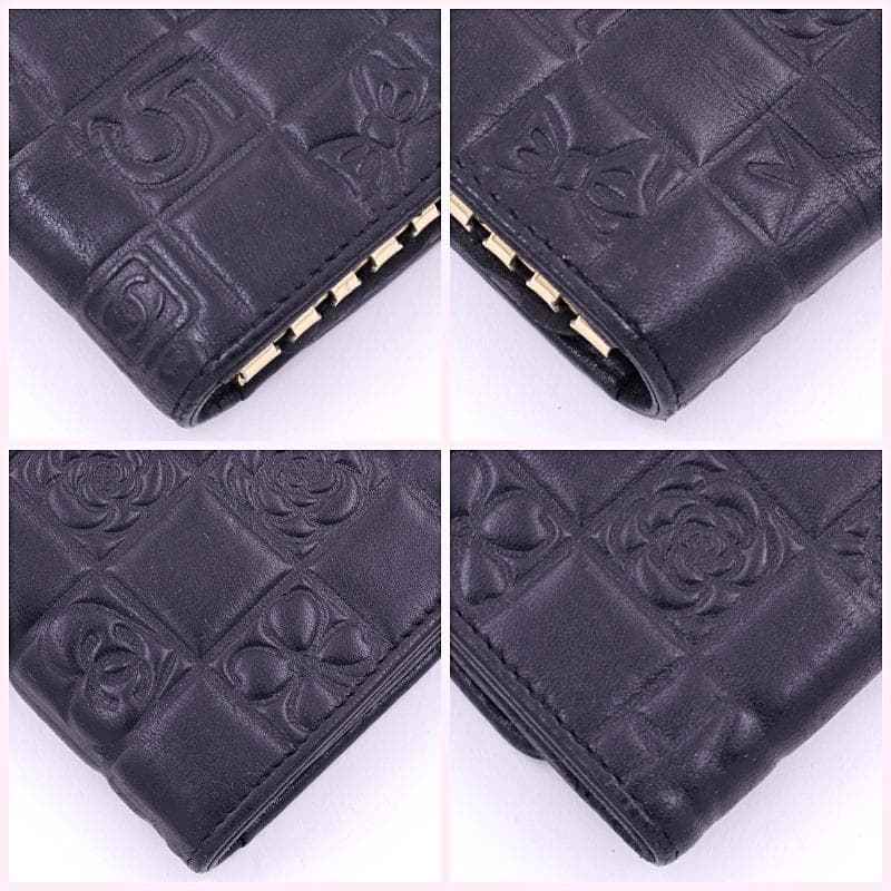 シャネル CHANEL キーケース 5連 チョコバー ココマーク ブラック