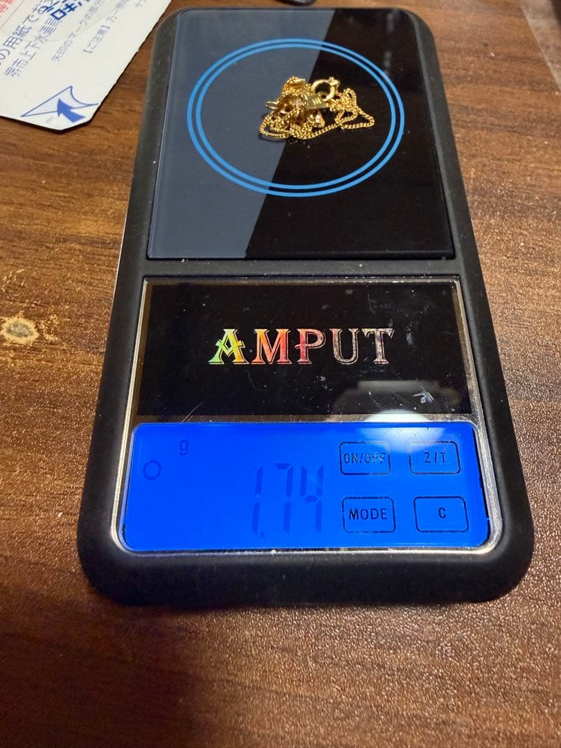 k18.D0.36/チェーン留金k18刻印有りでバラバラです。総重量1.74g