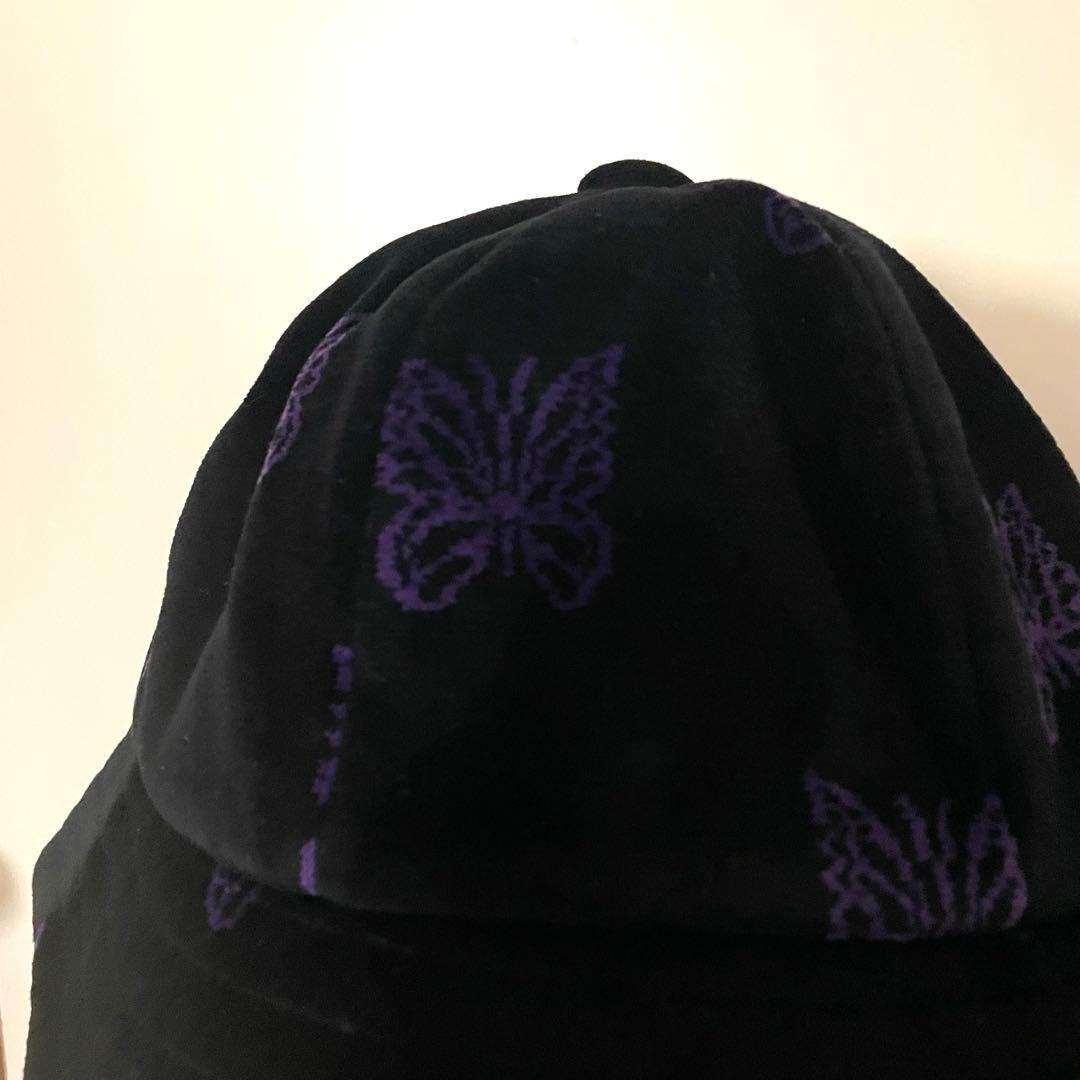 タグ付き Needles パピヨン総柄　バミューダハット　L