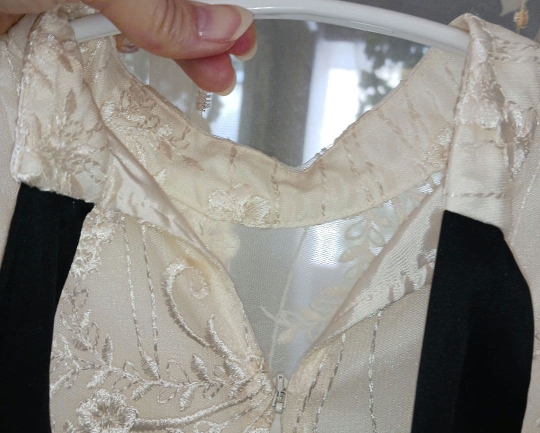 【Acka.】lace flare dress　レースフラワードレス　Sサイズ