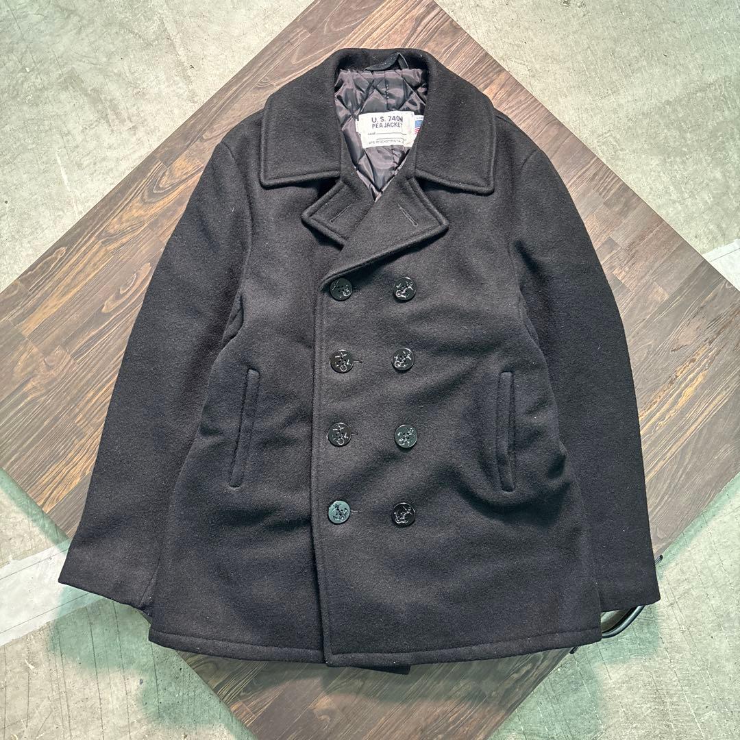 Red Day様7W1 USA製　schott U.S.740N ピーコート古着