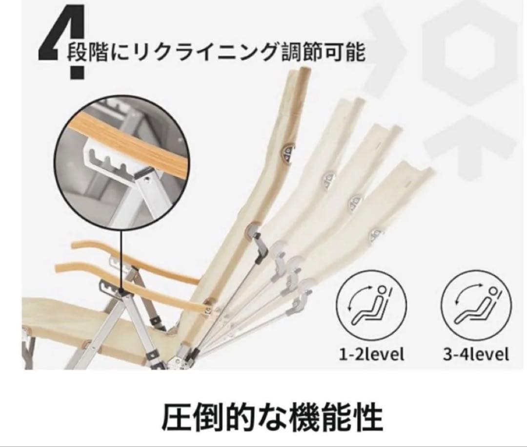 ICECO Ha1600G 高耐荷重アウトドアチェア 285KG