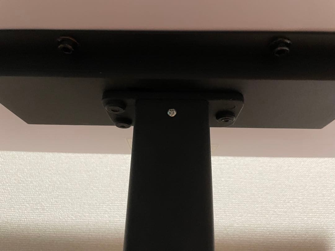 【ニトリ】昇降デスク（テン 60 MBR/BK）　スタンディング 机 ガス式