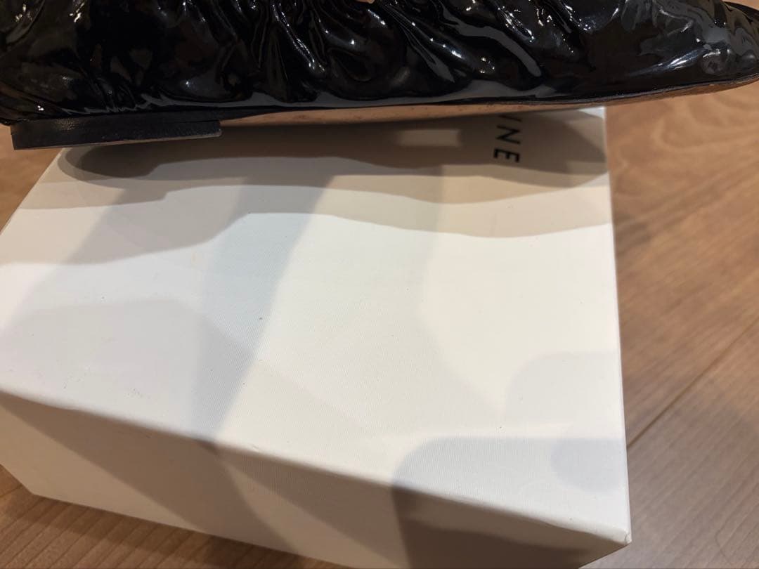 CELINE ブラック バレエシューズ