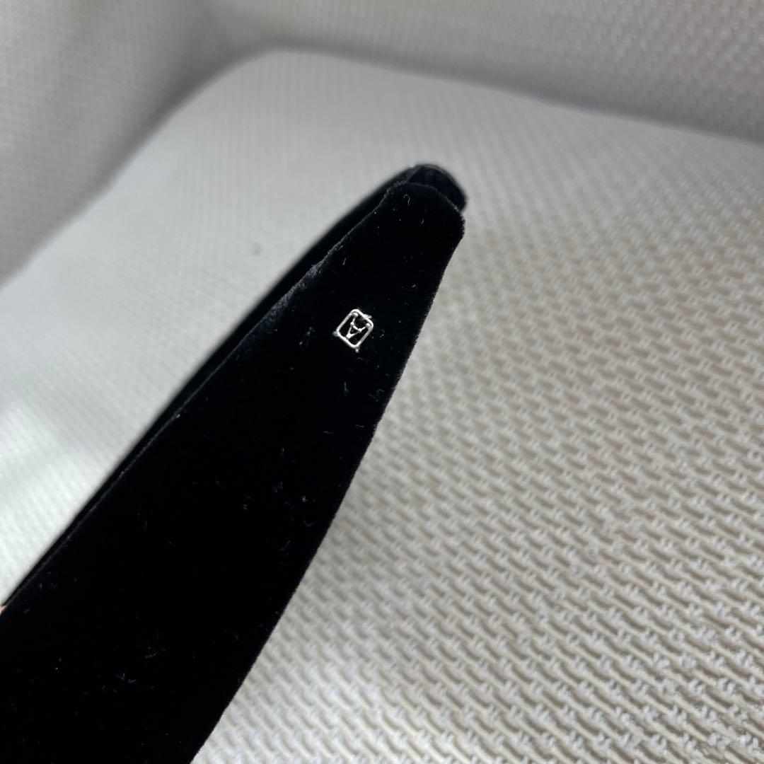 アレクサンドルドゥパリ　ベロアカチューシャ　THB-18554-40 ブラック