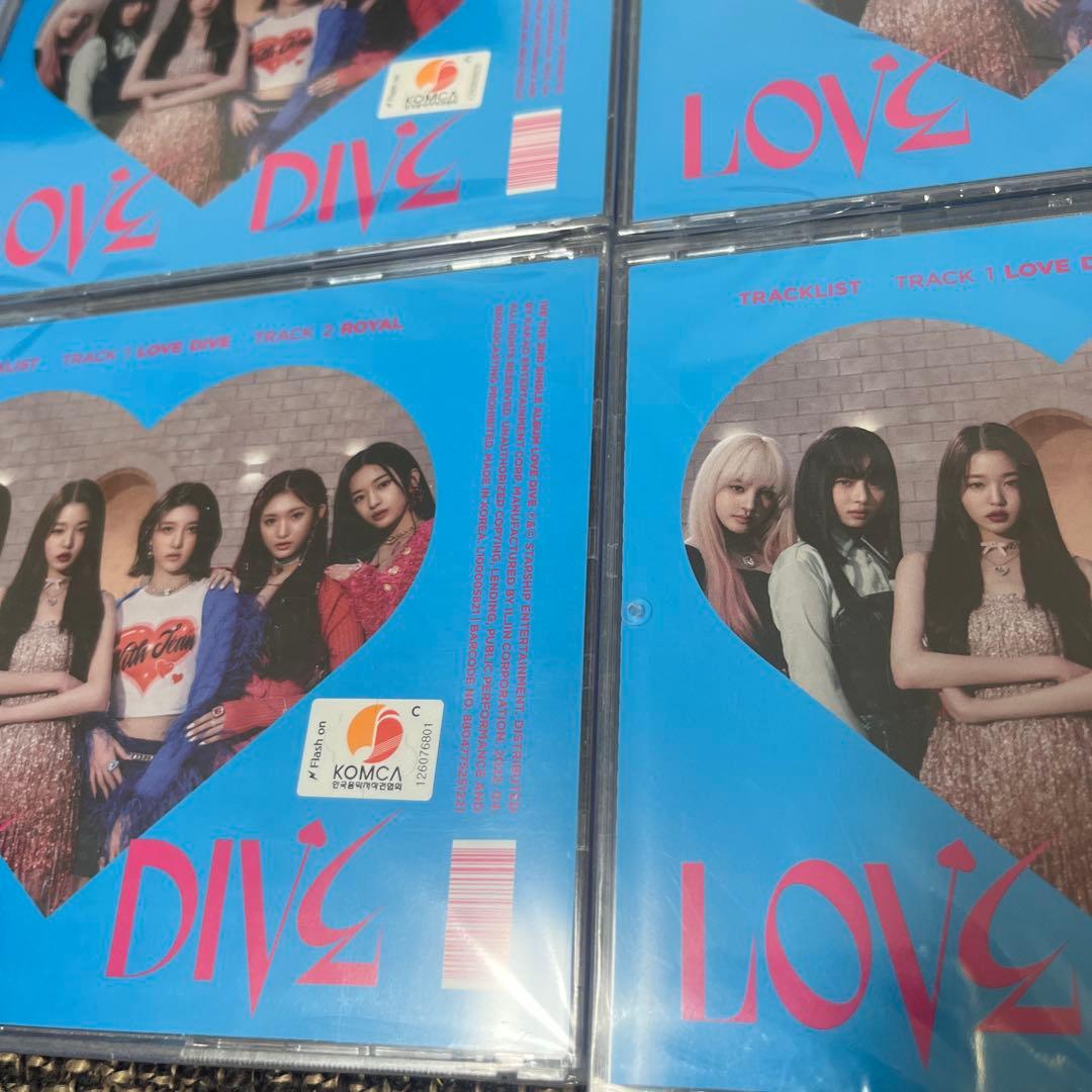 IVE LOVE DIVE 全6種セット デビューアルバム 新品未開封 CD