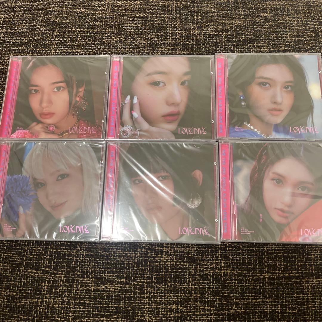IVE LOVE DIVE 全6種セット デビューアルバム 新品未開封 CD