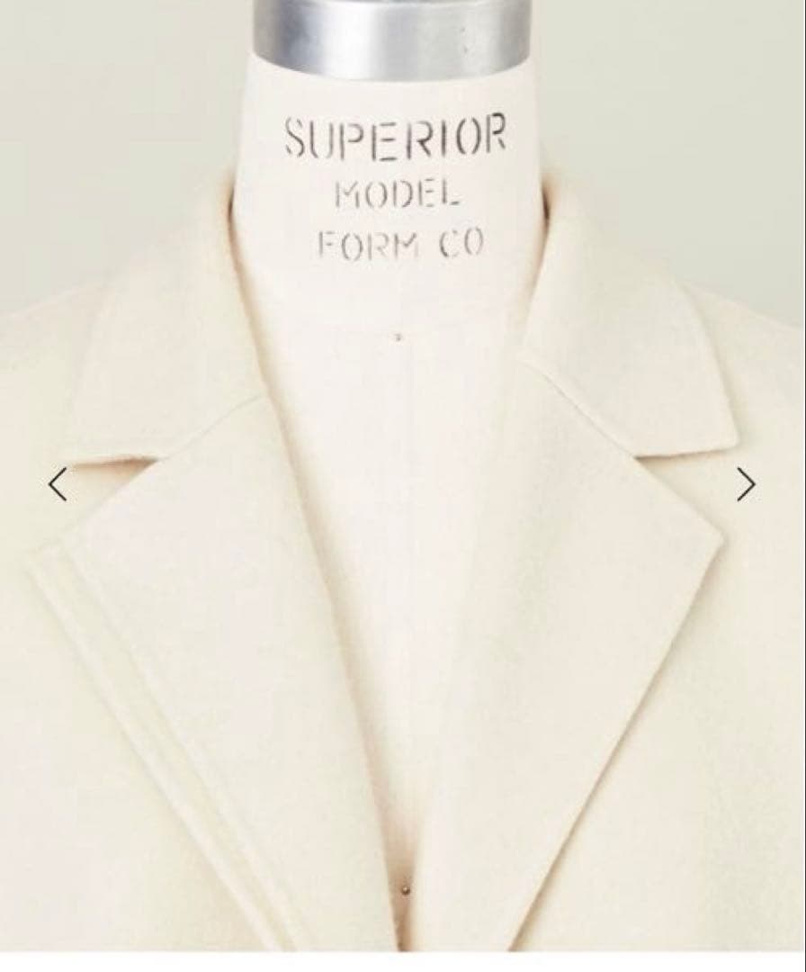 なっちぃ新品・未使用　＜conte＞ ダブルラペル リバーコート