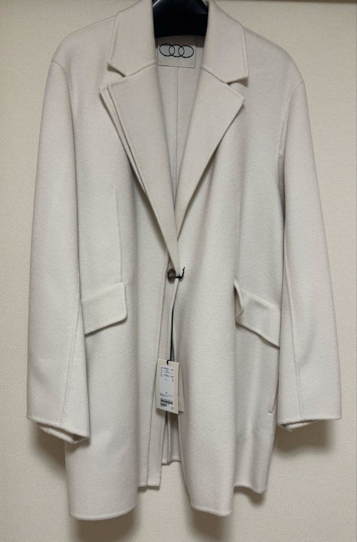 なっちぃ新品・未使用　＜conte＞ ダブルラペル リバーコート