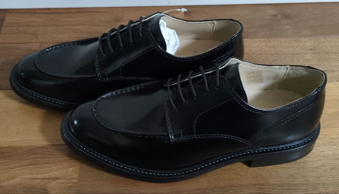 ◆新品◆【HAWKINS】革靴 Uチップ BLACK 本革 26.0cm