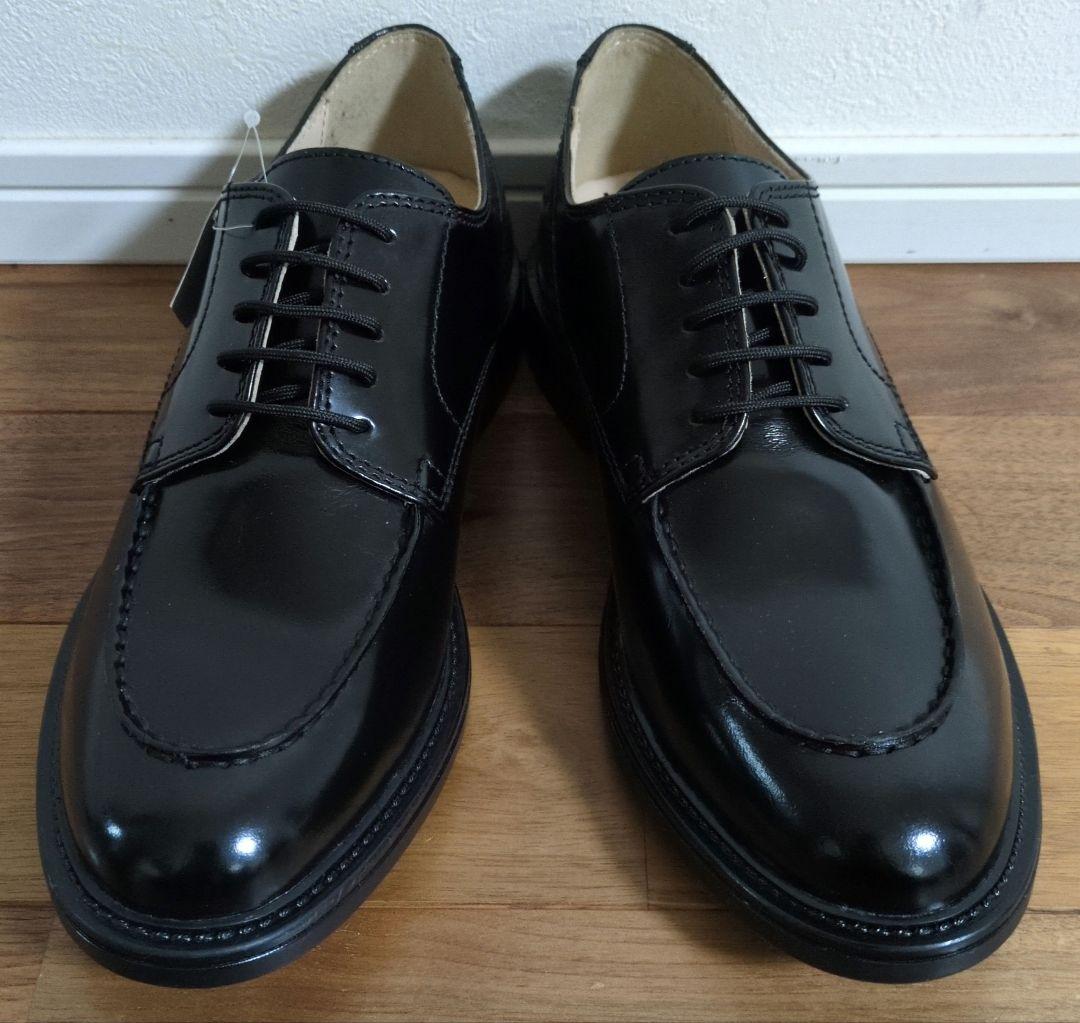 ◆新品◆【HAWKINS】革靴 Uチップ BLACK 本革 26.0cm