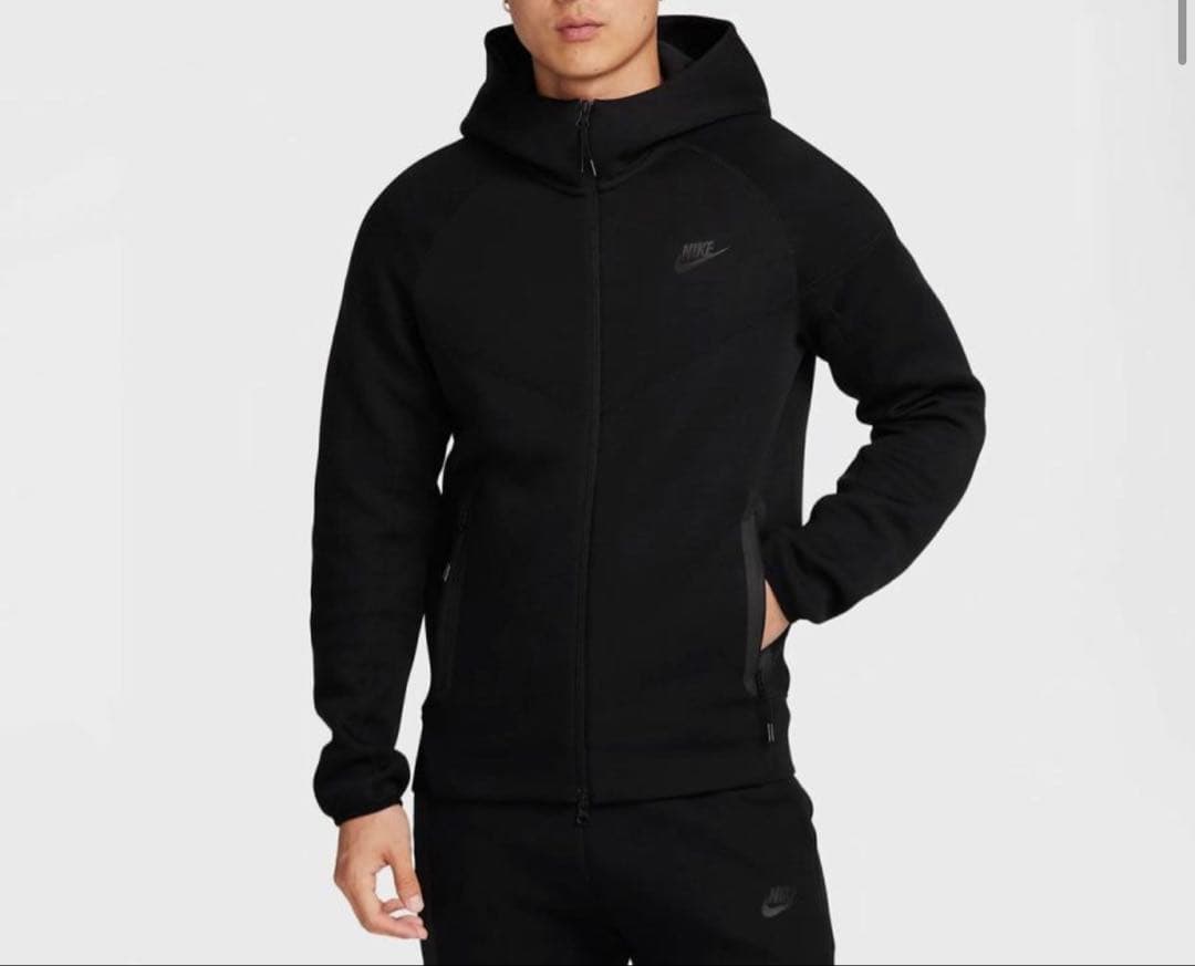 NIKE テックフリース セットアップ ブラック パーカー ジョガーパンツ 上下