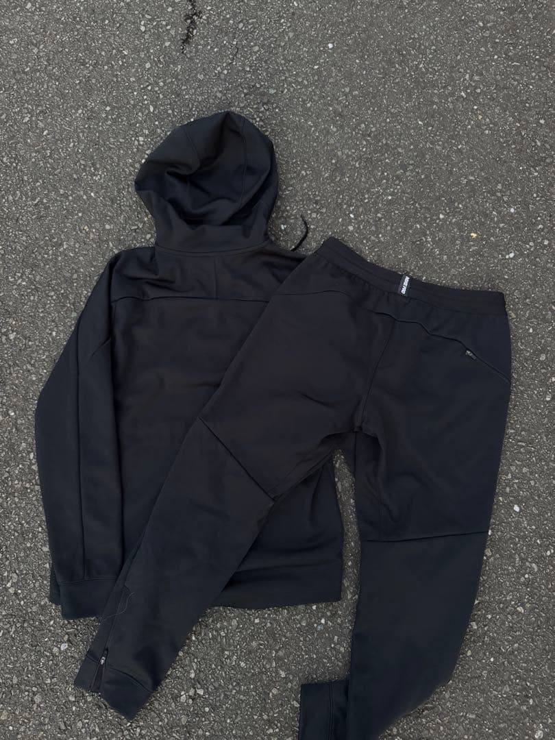 NIKE テックフリース セットアップ ブラック パーカー ジョガーパンツ 上下