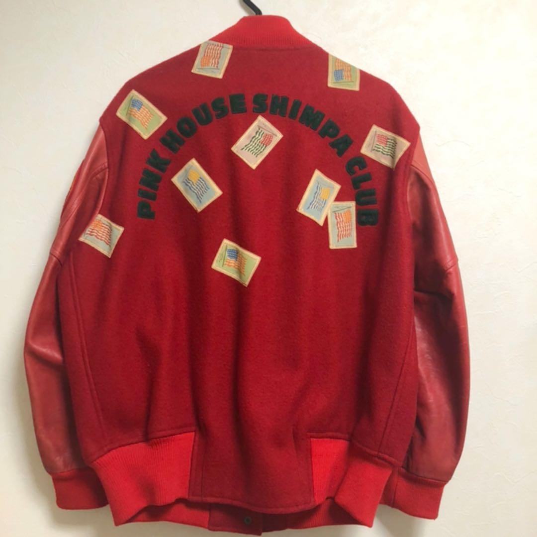 【おとのてん】古着　スタジャン　ピンクハウス