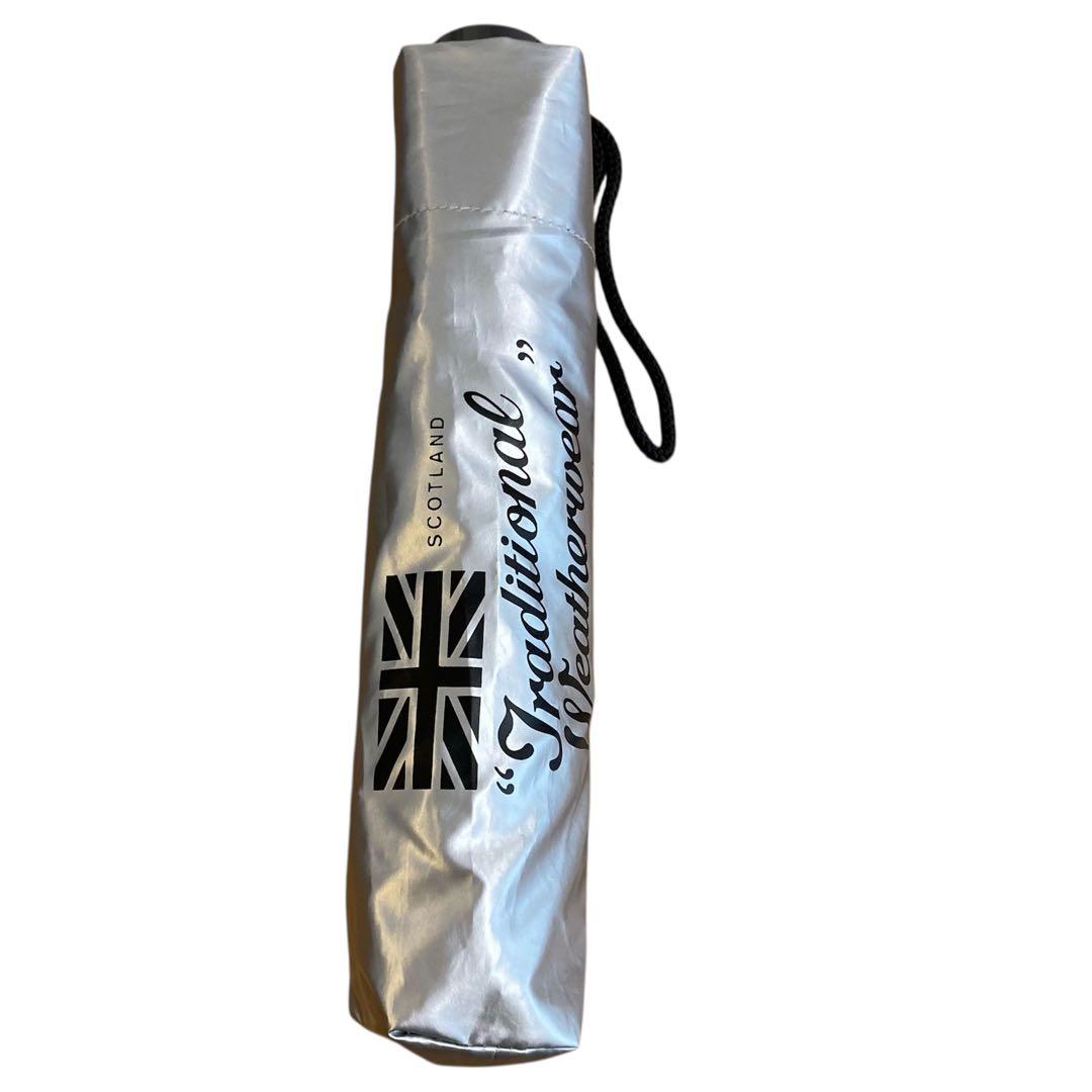 TRADITIONAL WEATHERWEAR 晴雨兼用折り畳み傘　シルバー