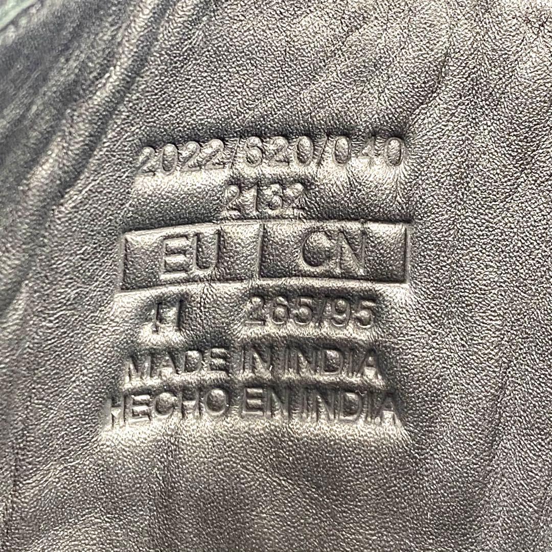 【新品級】 ZARA レースアップブーツ サイドゴアブーツ 黒 レザー 26.5