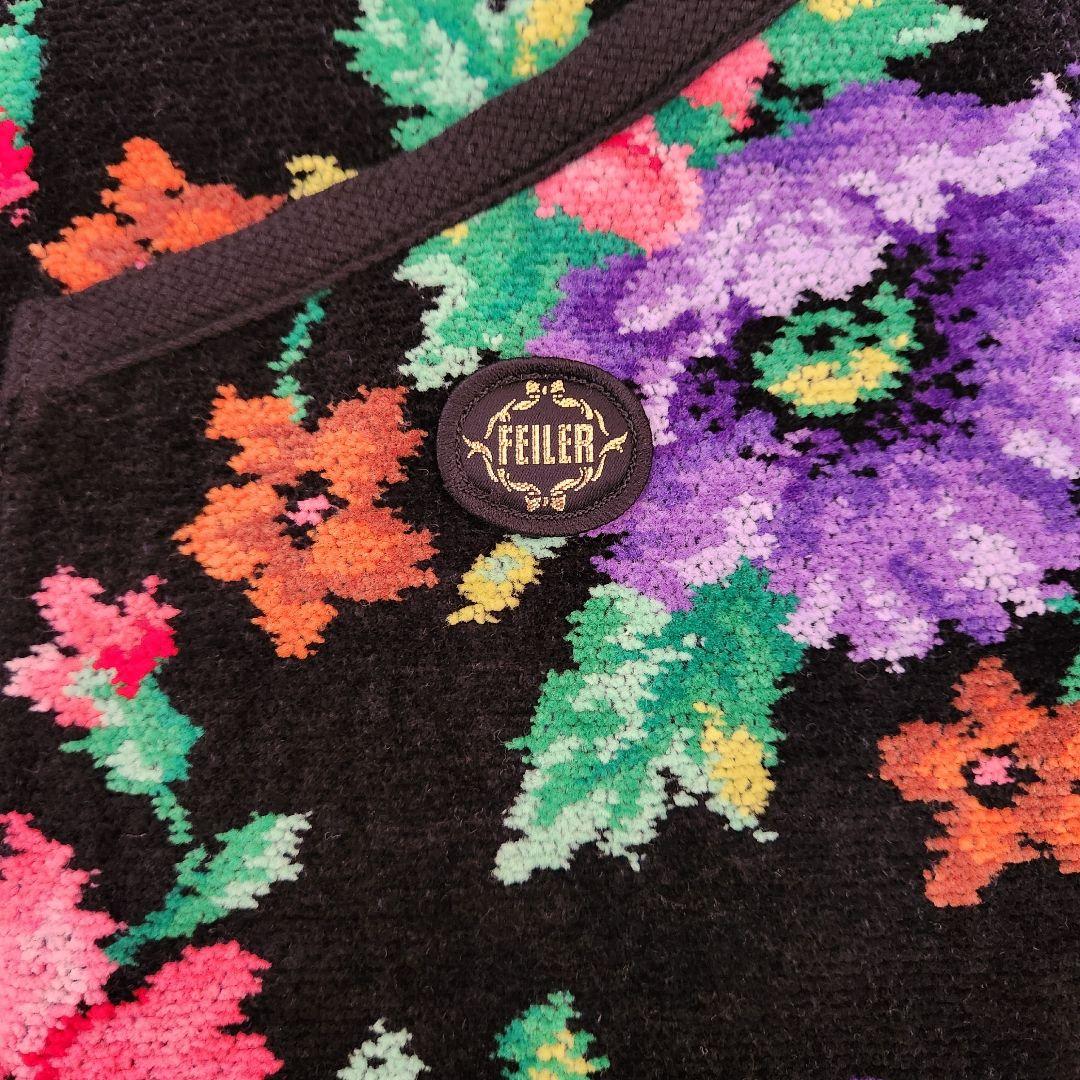 《美品》FEILER フェイラー シュニール織り 花柄 ポピーズ エプロン