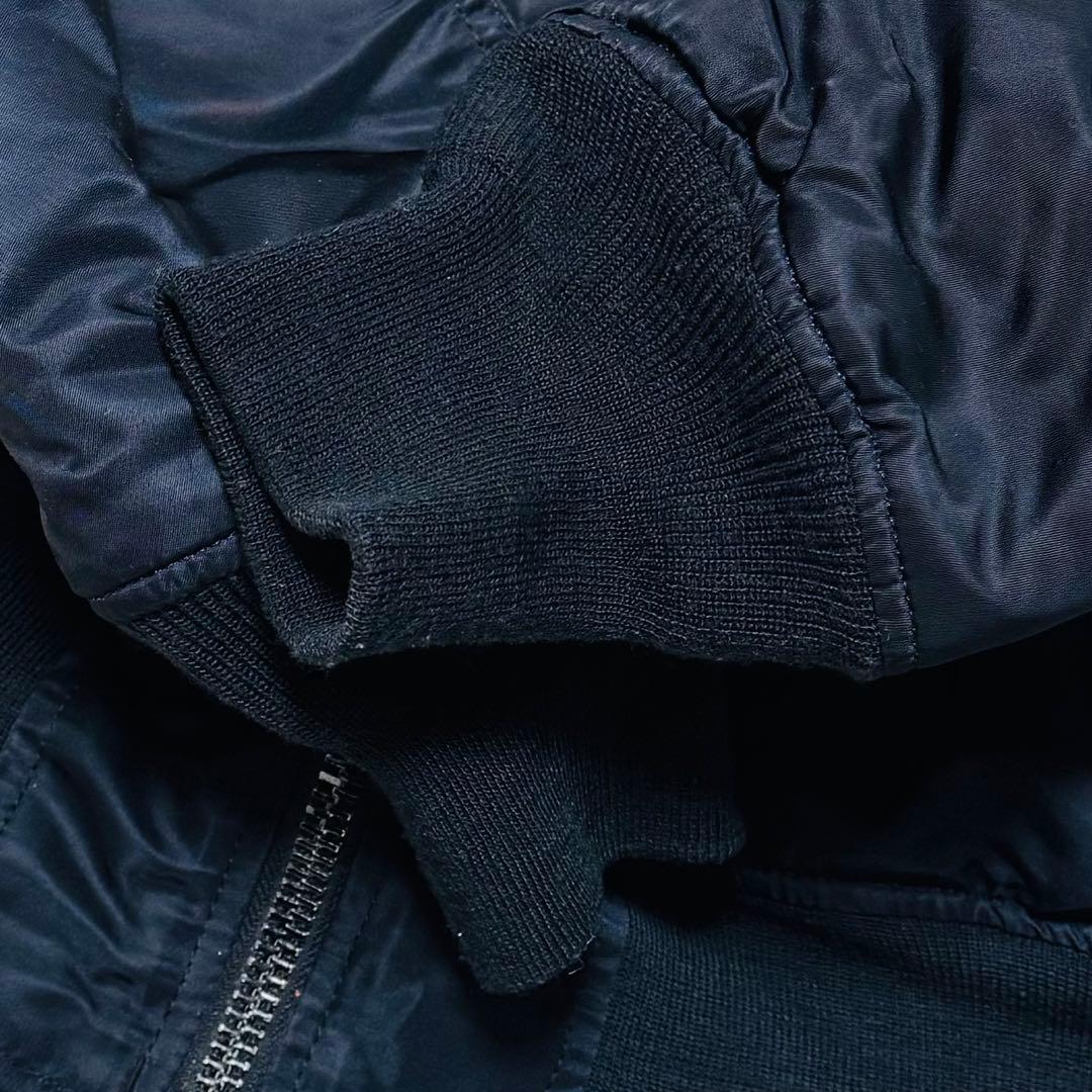 ALPHA アルファMA-1 ミリタリー リバーシブル 大きめ 短丈 y2k