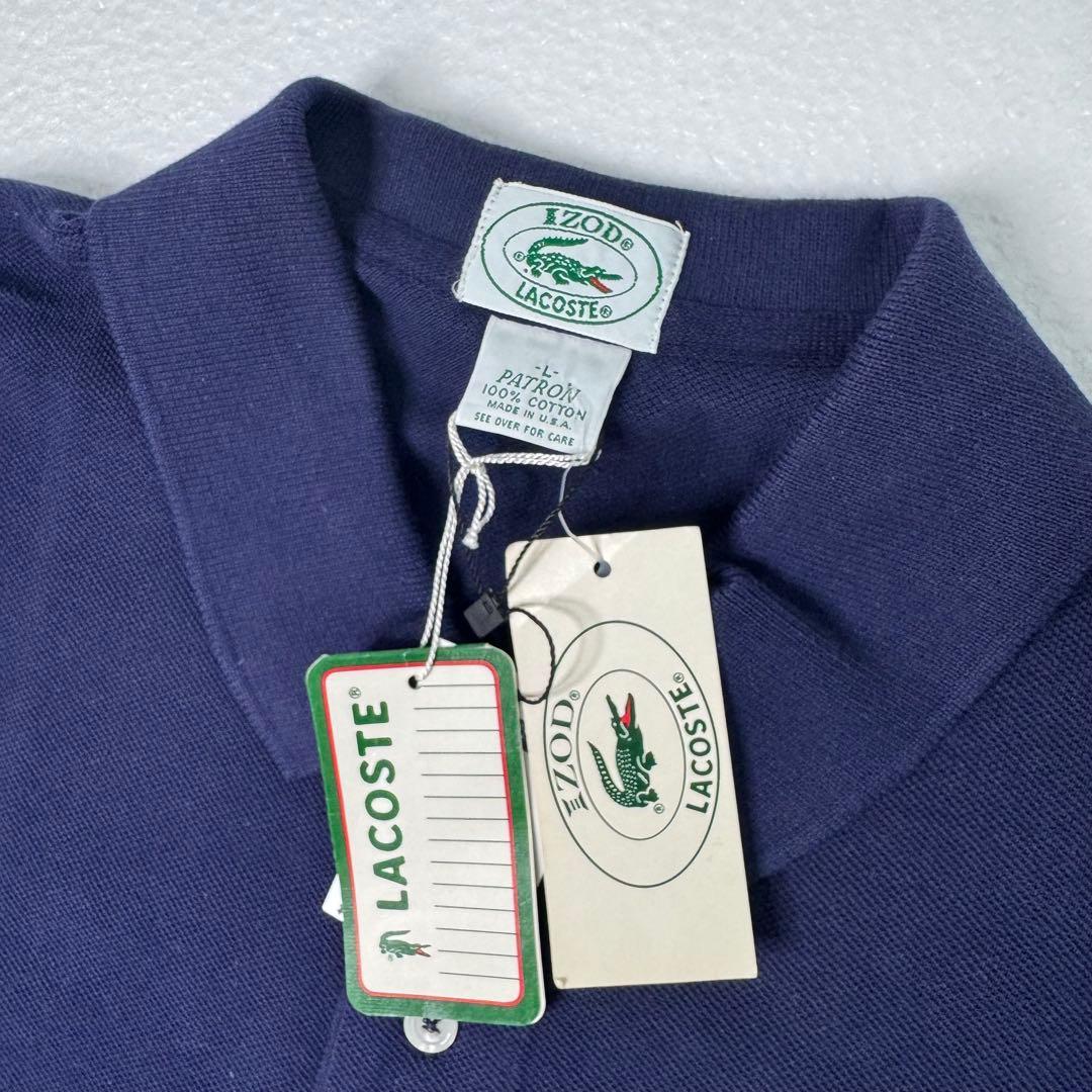 ラコステ デッドストック ポロシャツ L LACOSTE izod