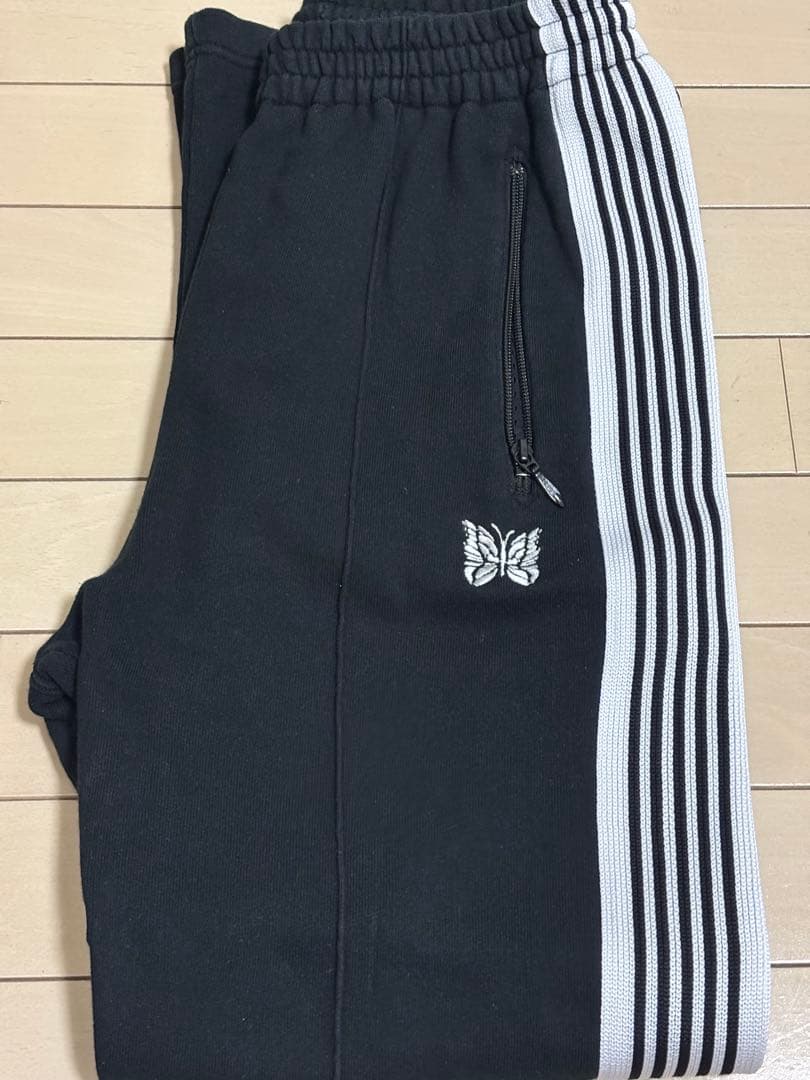 Needles トラックパンツ　スウェット生地　ブラック