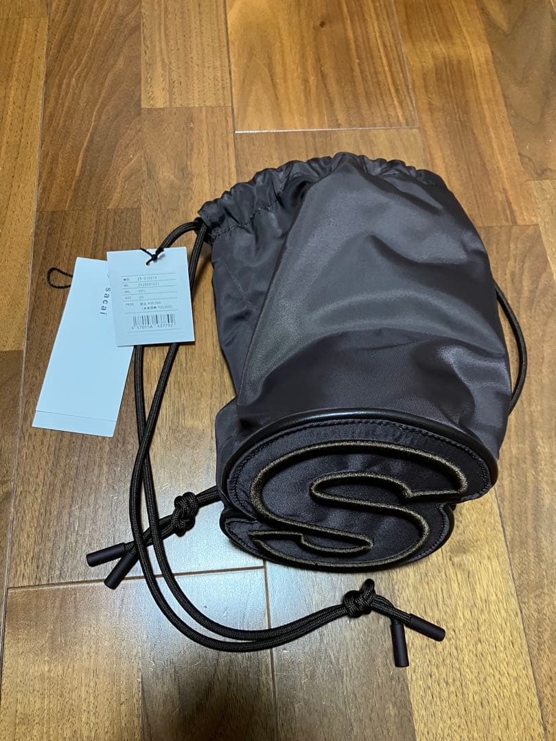 25AW sacai s Drawstring Bag ブラウン サカイ