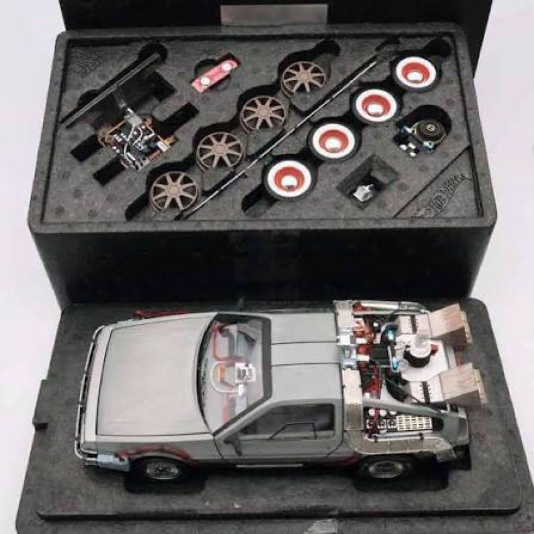 【サウンド & ライト点灯】Hot Wheels 1/18 デロリアン