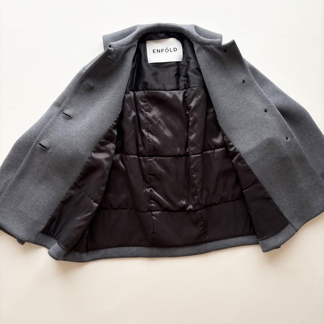 24AW✨ENFÖLD FLAT-COLLAR SILHOUETTE COAT